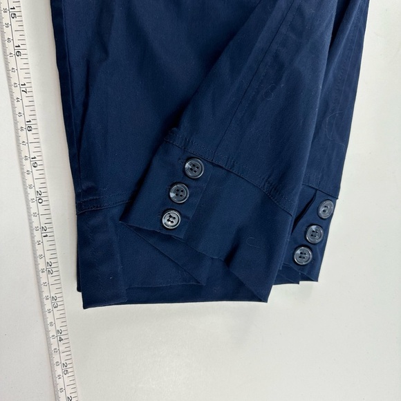 NWT North Style Blue Lightweight Flare Capri Pants Size 12 - Picture 6 of 7